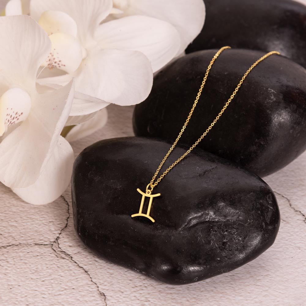 Gemini Zodiac Sign Necklace