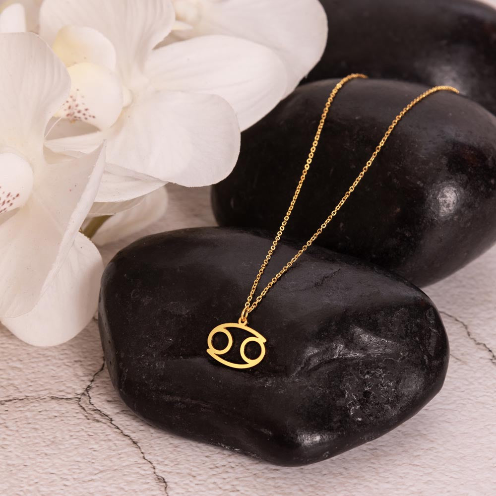 Cancer Zodiac Sign Necklace