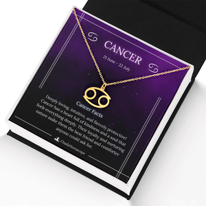 Cancer Zodiac Sign Necklace