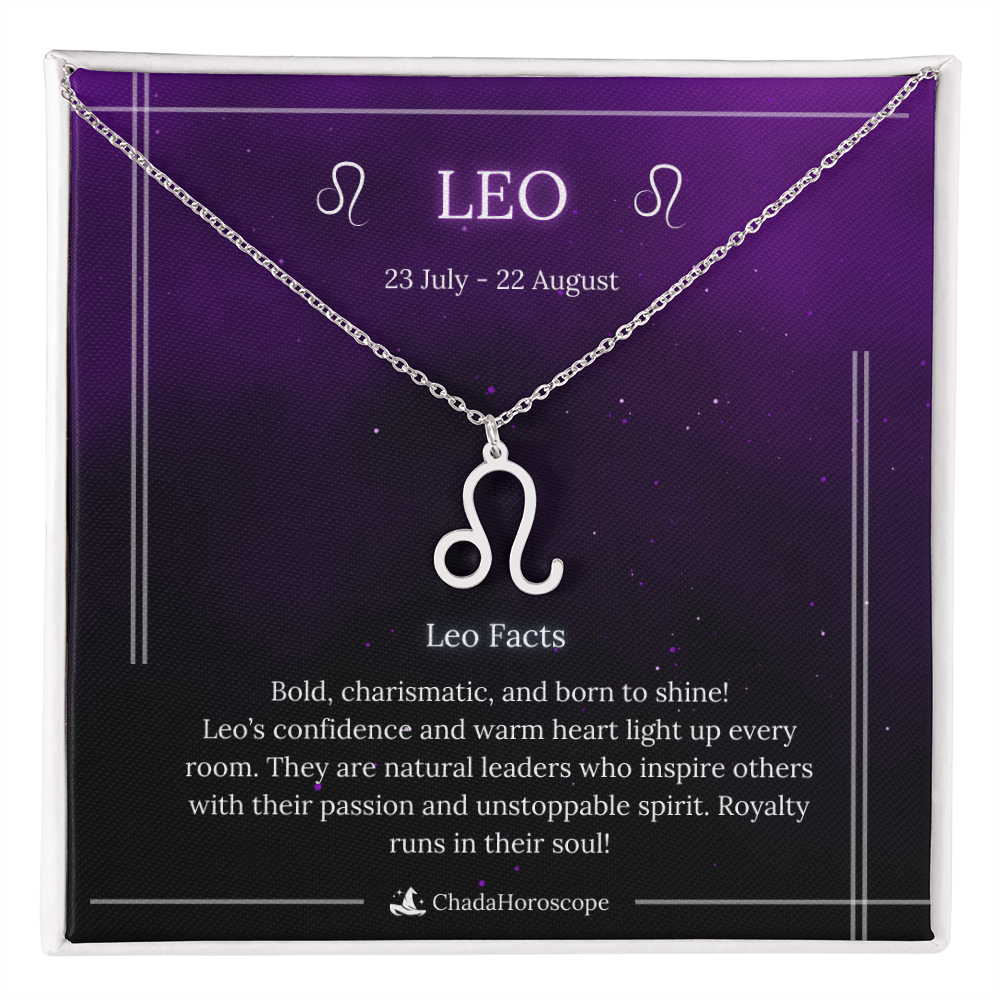 Leo Zodiac Sign Necklace