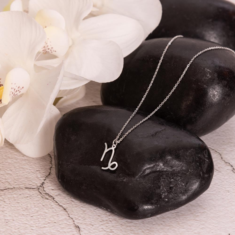 Capricorn Zodiac Sign Necklace