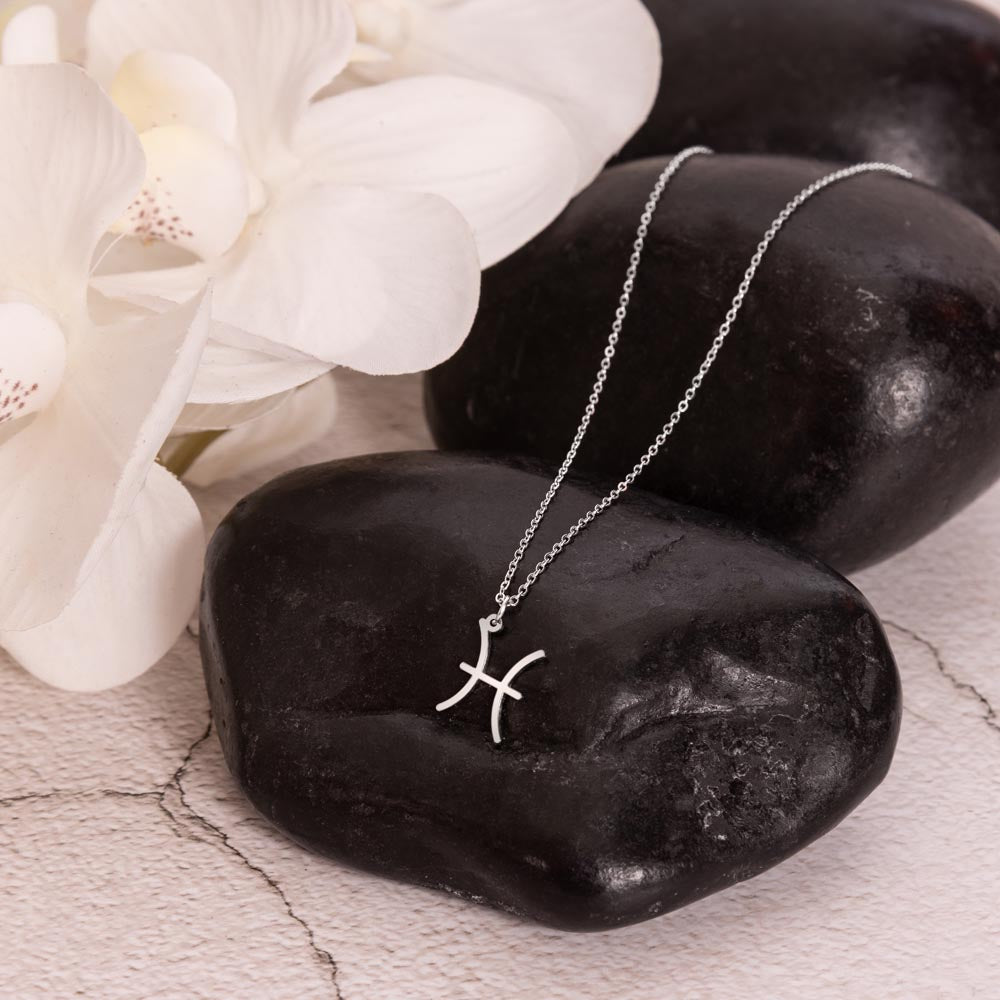 Pisces Zodiac Sign Necklace